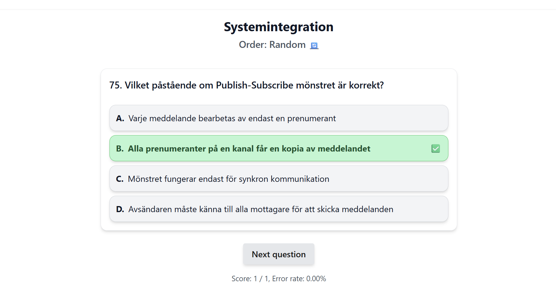 Skärmdump från Drillbi med AI-förklaring